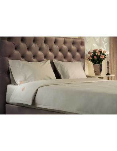 Lenjerie de pat Signature de Luxe Beige Doré - 1 Lenjerie de pat Signature de Luxe Beige Doré - 1