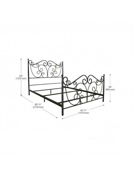 Cadru de pat metalic Dark Bronze - 5 Cadru de pat metalic Dark Bronze - 5