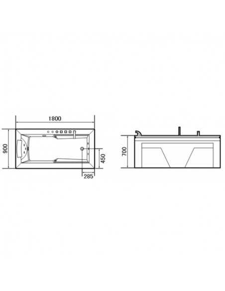 Cada cu hidromasaj SPA-0501 - 6