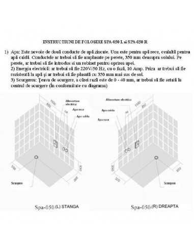Cada cu hidromasaj SPA-050 dreapta - 7 Cada cu hidromasaj SPA-050 dreapta - 7